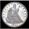 Image 2 : 1843-p Seated Half Dollar 50c Grades Select AU