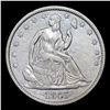 Image 4 : 1843-p Seated Half Dollar 50c Grades Select AU