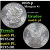 Image 1 : 1898-p Morgan Dollar $1 Grades Choice Unc+ PL