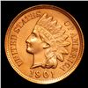 Image 2 : 1901 Indian Cent 1c Grades Choice+ Unc RD