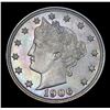 Image 2 : 1906 Liberty Nickel 5c Grades Choice+ Unc