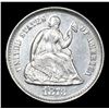 Image 2 : 1873-s Seated Liberty Half Dime 1/2 10c Grades Select Unc