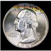 Image 2 : 1945-d Washington Quarter 25c Grades GEM++ Unc