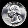 Image 2 : 1942-d Washington Quarter 25c Grades GEM++ Unc