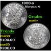 Image 1 : 1900-o Morgan Dollar $1 Grades GEM+ Unc
