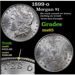 1899-o Morgan Dollar $1 Grades GEM Unc