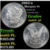 Image 1 : 1882-s Morgan Dollar $1 Grades Choice Unc+ PL