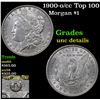 Image 1 : 1900-o/cc Top 100 Morgan Dollar $1 Grades Unc Details