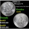 Image 1 : 1884-cc Morgan Dollar $1 Grades Select Unc