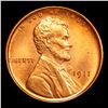 Image 2 : 1911-p Lincoln Cent 1c Grades Choice+ Unc RD