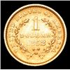 Image 3 : 1852 Gold Dollar $1 Grades Unc Details