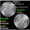 Image 1 : 1890-s Morgan Dollar $1 Grades Select+ Unc