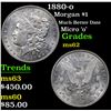 Image 1 : 1880-o Morgan Dollar $1 Grades Select Unc
