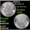 Image 1 : 1889-p Morgan Dollar $1 Grades Choice+ Unc