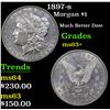 Image 1 : 1897-s Morgan Dollar $1 Grades Select+ Unc