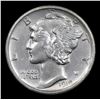 Image 2 : 1919-s Mercury Dime 10c Grades Choice AU/BU Slider