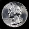 Image 2 : 1938-p Washington Quarter 25c Grades Choice+ Unc