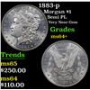 Image 1 : 1883-p Morgan Dollar $1 Grades Choice+ Unc