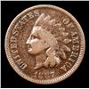 Image 2 : 1867 Indian Cent 1c Grades vf+