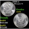 Image 1 : 1888-o Morgan Dollar $1 Grades Choice Unc