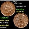 Image 1 : 1904 Indian Cent 1c Grades Choice+ Unc BN