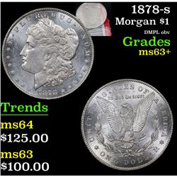 1878-s Morgan Dollar $1 Grades Select+ Unc