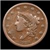 Image 2 : 1838 Coronet Head Large Cent 1c Grades vf+