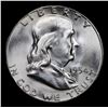 Image 2 : 1954-s Franklin Half Dollar 50c Grades Choice Unc FBL
