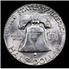 Image 3 : 1954-s Franklin Half Dollar 50c Grades Choice Unc FBL