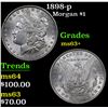 Image 1 : 1898-p Morgan Dollar $1 Grades Select+ Unc