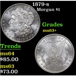 1879-s Morgan Dollar $1 Grades Select+ Unc