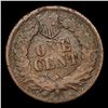 Image 3 : 1868 Indian Cent 1c Grades vf details