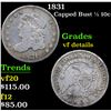 Image 1 : 1831 Capped Bust Half Dime 1/2 10c Grades vf details