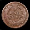 Image 3 : 1875 Indian Cent 1c Grades f, fine