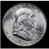 Image 2 : 1948-d Franklin Half Dollar 50c Grades Select Unc+ FBL