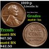 Image 1 : 1919-p Lincoln Cent 1c Grades Choice+ Unc BN