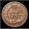 Image 3 : 1884 Indian Cent 1c Grades xf+