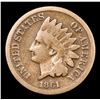 Image 2 : 1861 Indian Cent 1c Grades vg+