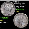 Image 1 : 1926-s Mercury Dime 10c Grades f, fine