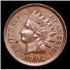 Image 2 : 1902 Indian Cent 1c Grades Choice AU/BU Slider