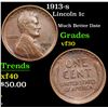 Image 1 : 1913-s Lincoln Cent 1c Grades vf++
