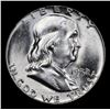Image 2 : 1952-p Franklin Half Dollar 50c Grades Select+ Unc