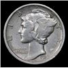 Image 2 : 1917-d Mercury Dime 10c Grades vf+