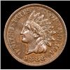 Image 2 : 1888 Indian Cent 1c Grades xf+