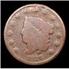 Image 2 : 1826 Coronet Head Large Cent 1c Grades vg details