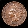 Image 2 : 1881 Indian Cent 1c Grades xf