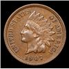 Image 2 : 1907 Indian Cent 1c Grades Choice AU