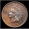 Image 2 : 1906 Indian Cent 1c Grades Choice AU