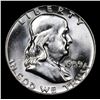 Image 2 : 1959-p Franklin Half Dollar 50c Grades Select+ Unc