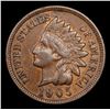 Image 2 : 1905 Indian Cent 1c Grades Select AU